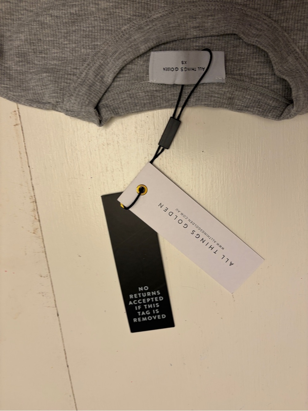 Slim Fit Grey Midi Ribbed Dress - Picture 3 of 3